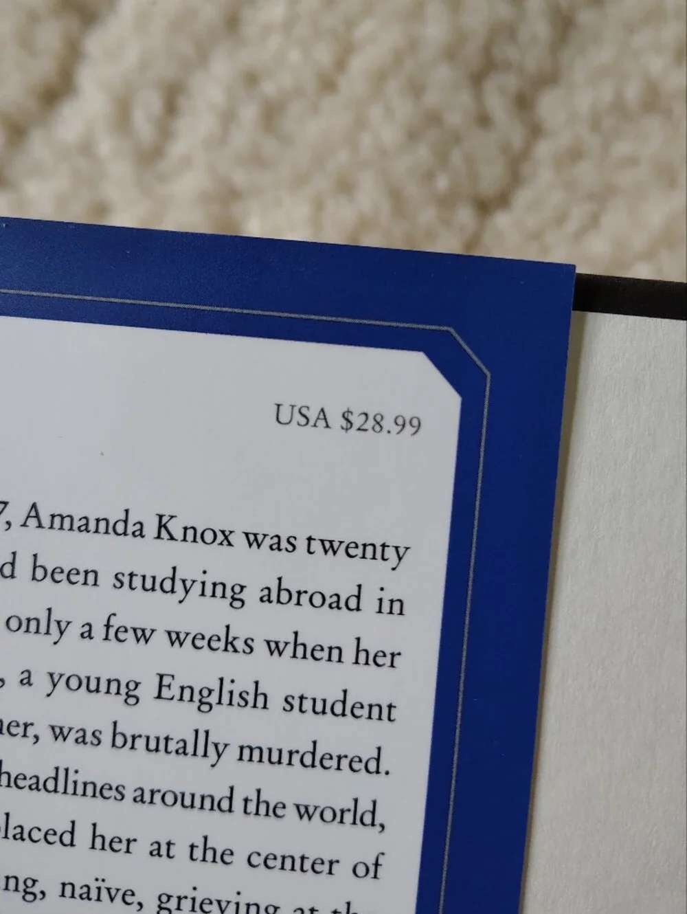 *Like New* Amanda Knox Memoir: Waiting to Be Heard
